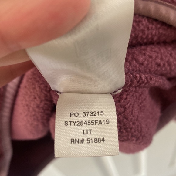 Patagonia Synchilla Snap-T Women’s Fleece Pullover Sweater Medium Purple - Picture 8 of 9